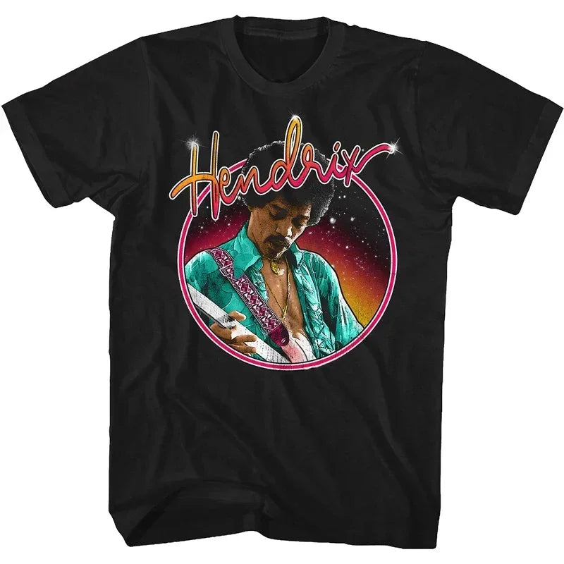 Jimi Hendrix Graphic T-Shirt - Unisex Cotton Hip Hop Streetwear