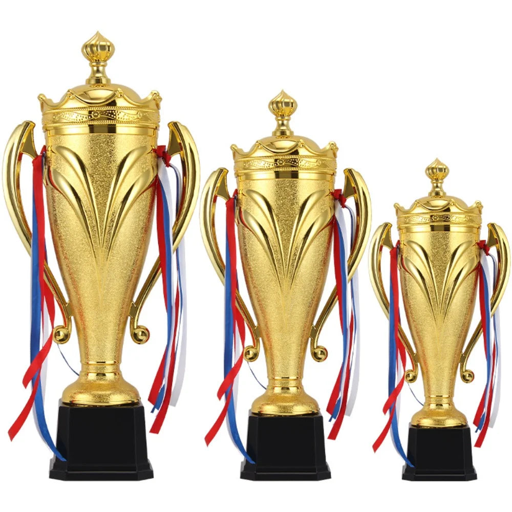 Metal Trophy Awards - Golden Statues for Competitions & School Prizes