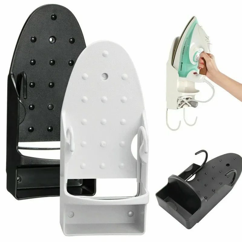 Wall-Mount Ironing Board Hanger - Portable Iron Holder for Home & Hotel