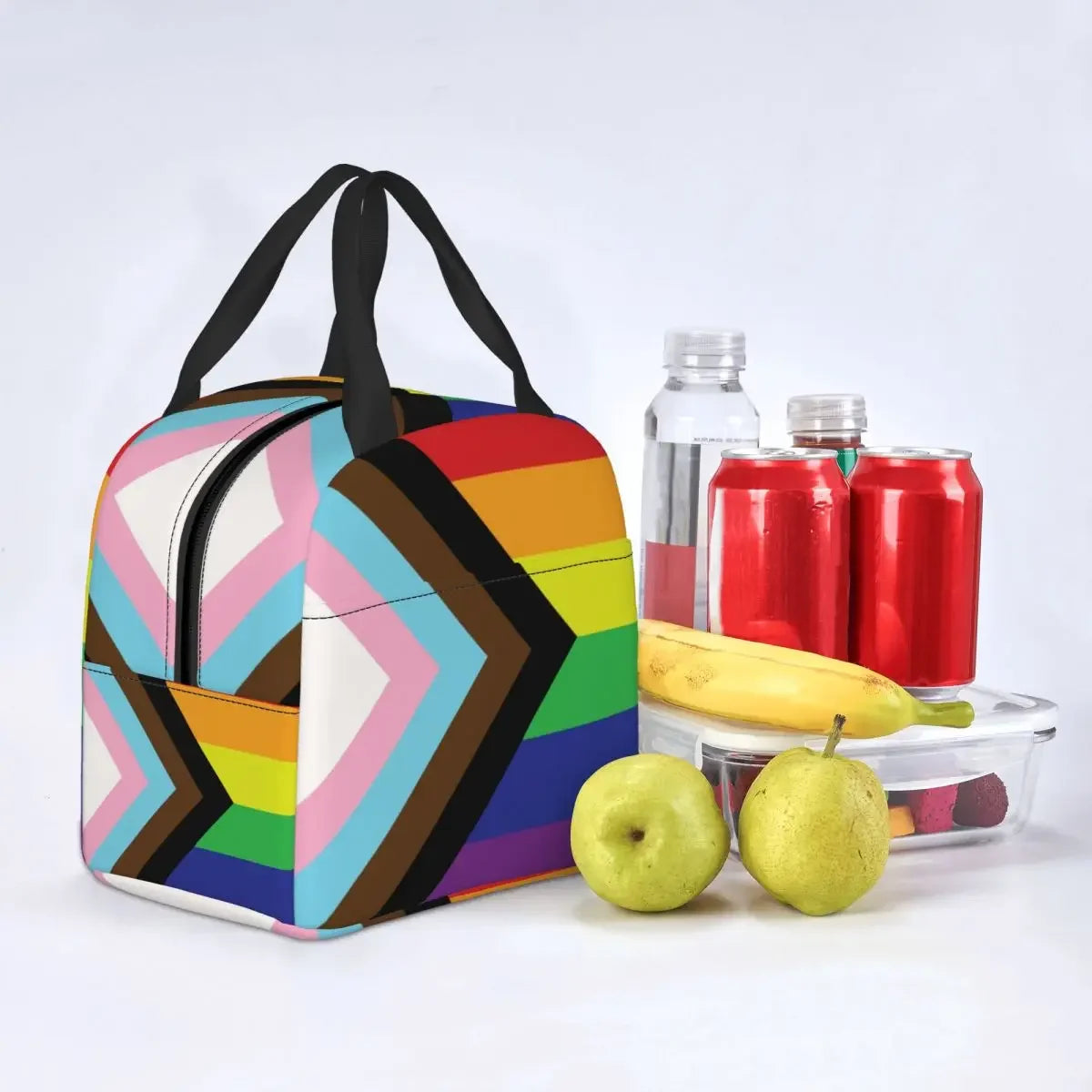 Custom Gay Pride Rainbow Flag Lunch Bag