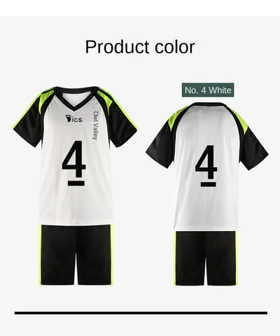 Haikyuu!! Fukurodani Bokuto Koutarou Cosplay Costume – T-Shirt & Shorts Volleyball Jersey