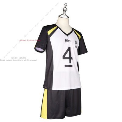 Akashi Keiji Cosplay Costume – T-Shirt, Shorts & Wig from Haikyuu! Volleyball Team Uniform
