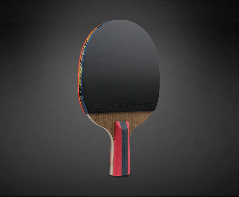 Huieson 5/6 Star Carbon Offensive Table Tennis Racket with Cover