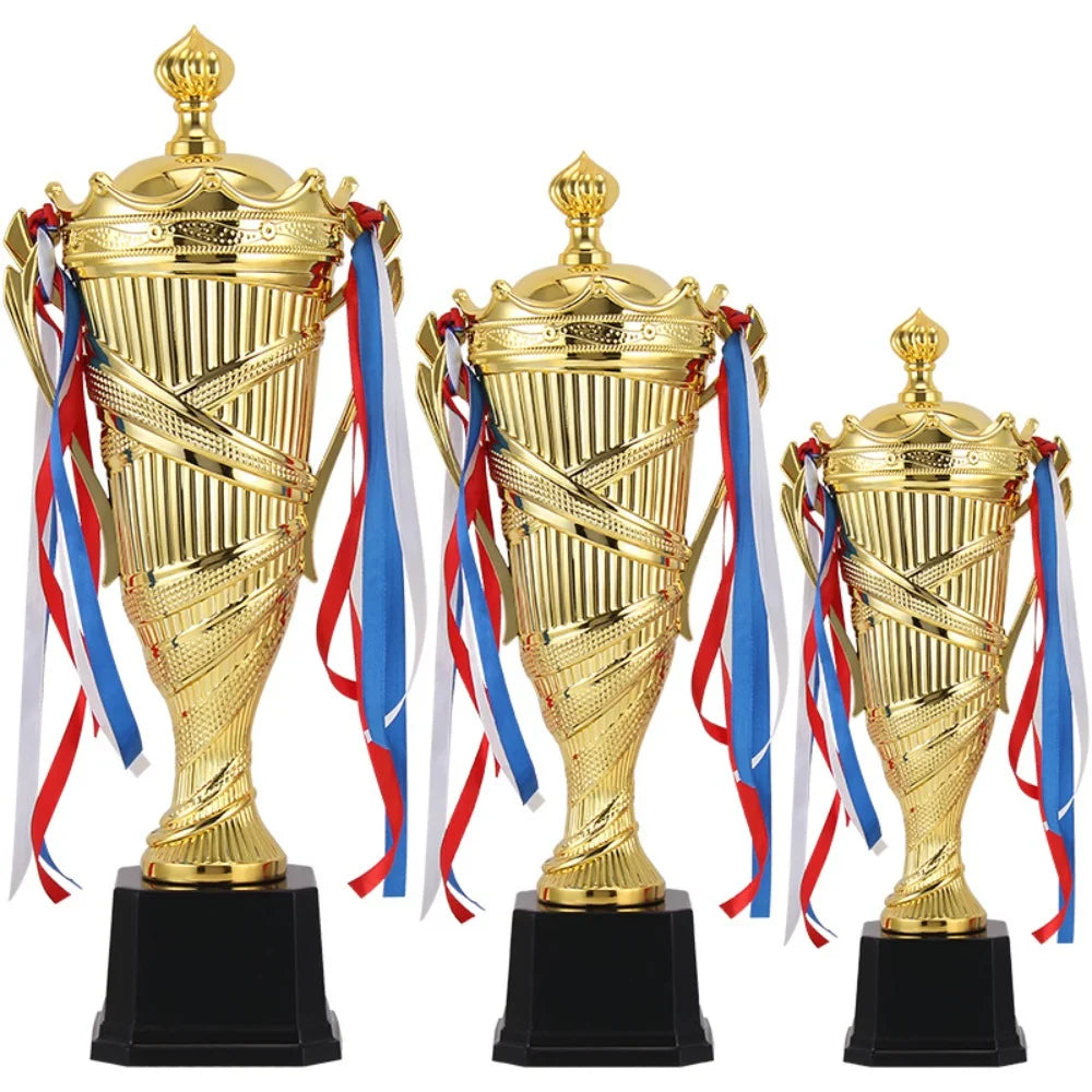 Metal Trophy Awards - Golden Statues for Competitions & School Prizes