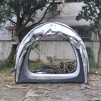 Waterproof Motorcycle Shed Tent - Bike Storage Shelter (L200cm x W245cm x H165cm)