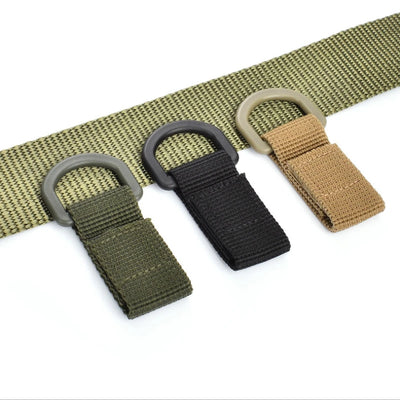 EDC Outdoor Thick I-Shaped Webbing Buckle – Tactical Carabiner Keychain Hook