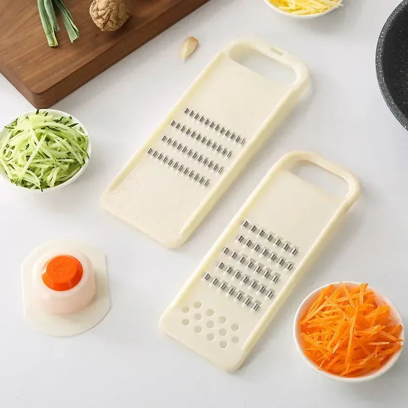 Manual Vegetable Grater & Slicer - Carrot & Cabbage Cutter