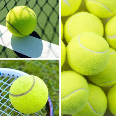 3PCS High Elasticity Tennis Balls - 63mm for Dogs & Training