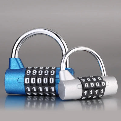 5-Dial Combination Padlock – Zinc Alloy Travel Password Lock for Security