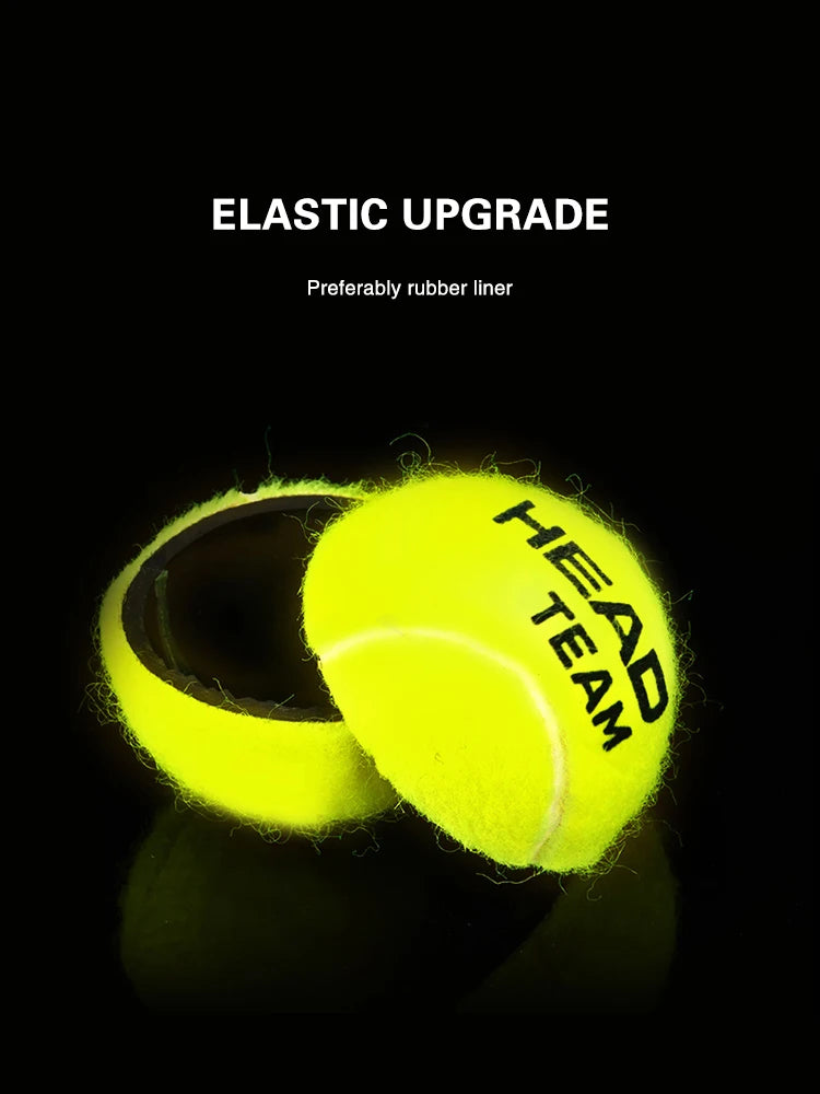 HEAD Professional Tennis 4B TEAM 3 Tour X Training Balls – Durable & High Elasticity Pro Match Balls