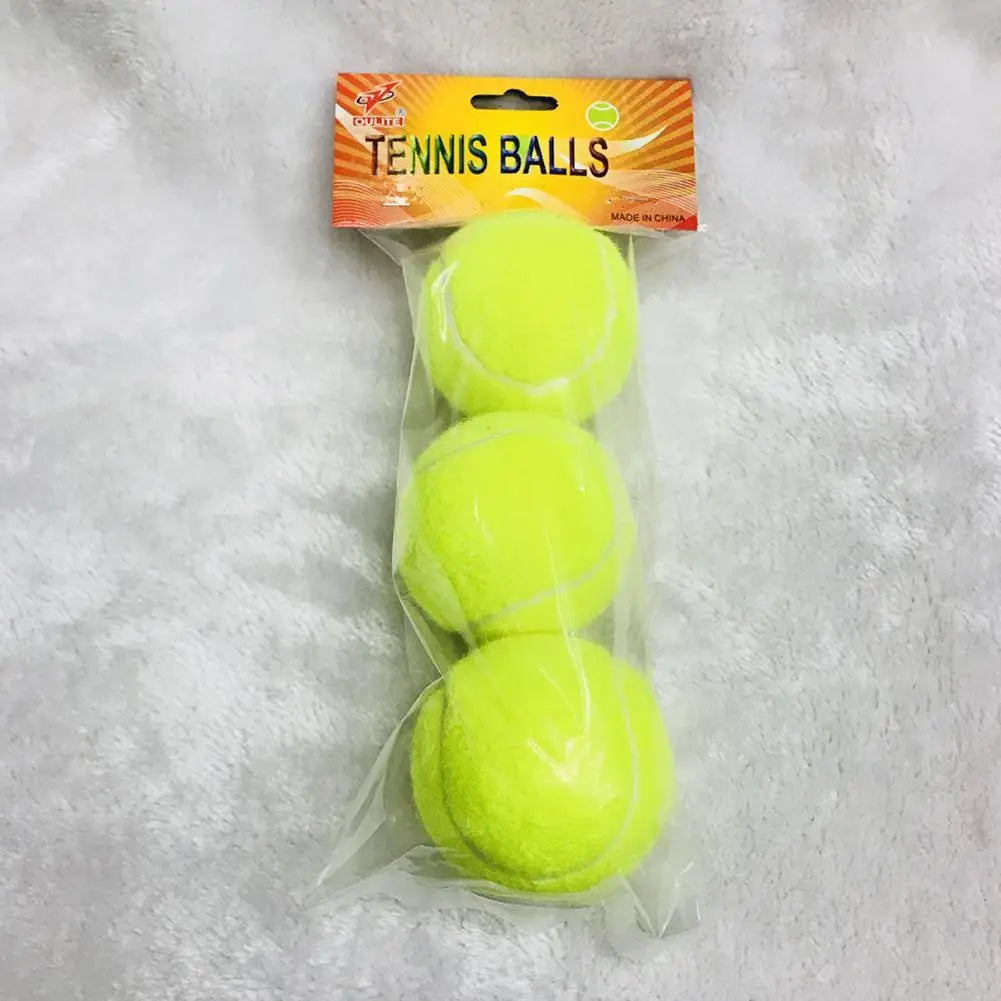 3PCS High Elasticity Tennis Balls - 63mm for Dogs & Training