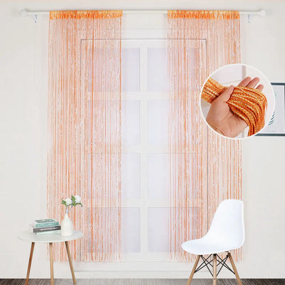 Beaded Tassel Fly Screen Curtain (0.91x2m) - Home Decoration