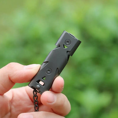 High Decibel Outdoor Survival Whistle with Keychain