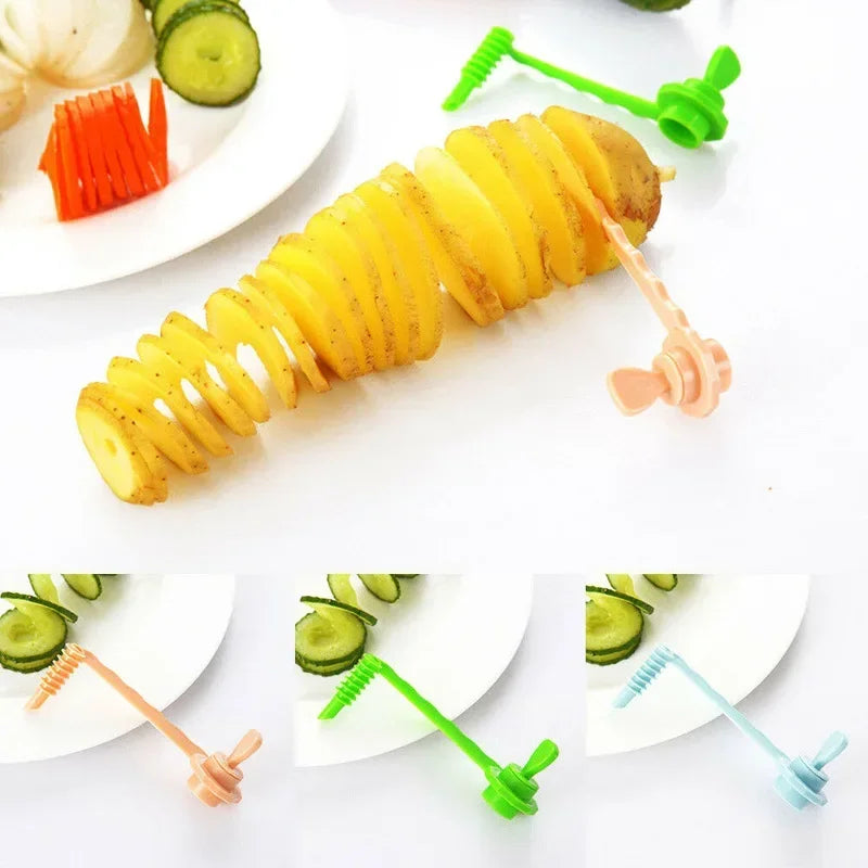 Potato & Cucumber Spiralizer - Manual Vegetable Cutter